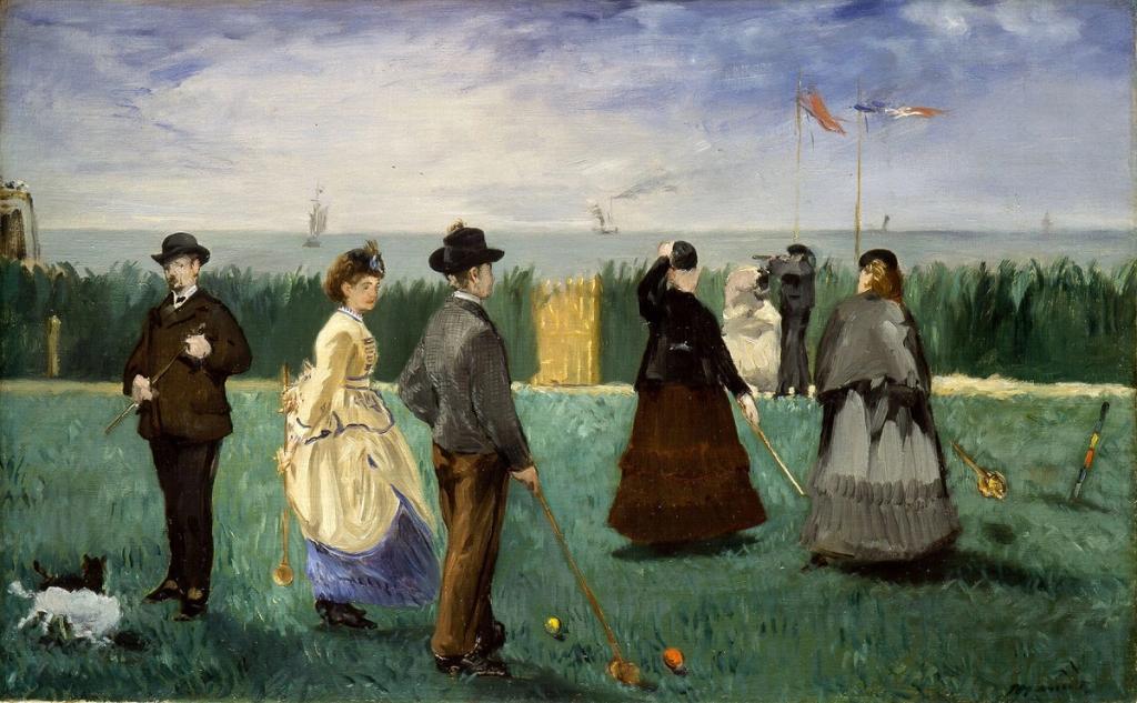 The Croquet Game, 1872
