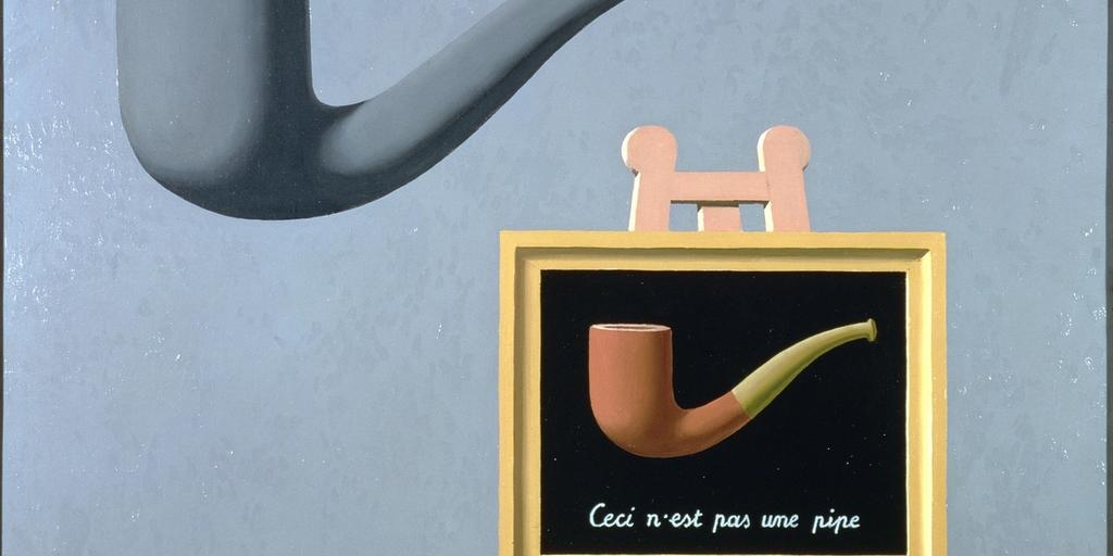 «Две тайны», 1966, Рене Магритт. Находится в частной коллекции
