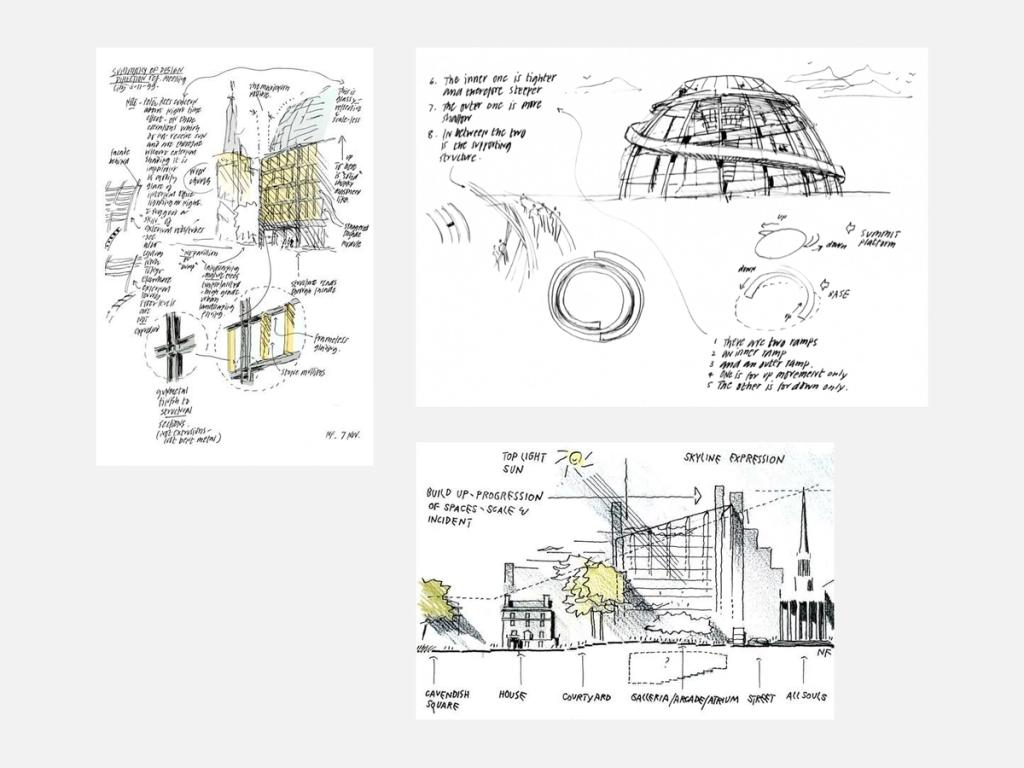 Norman Foster's sketches