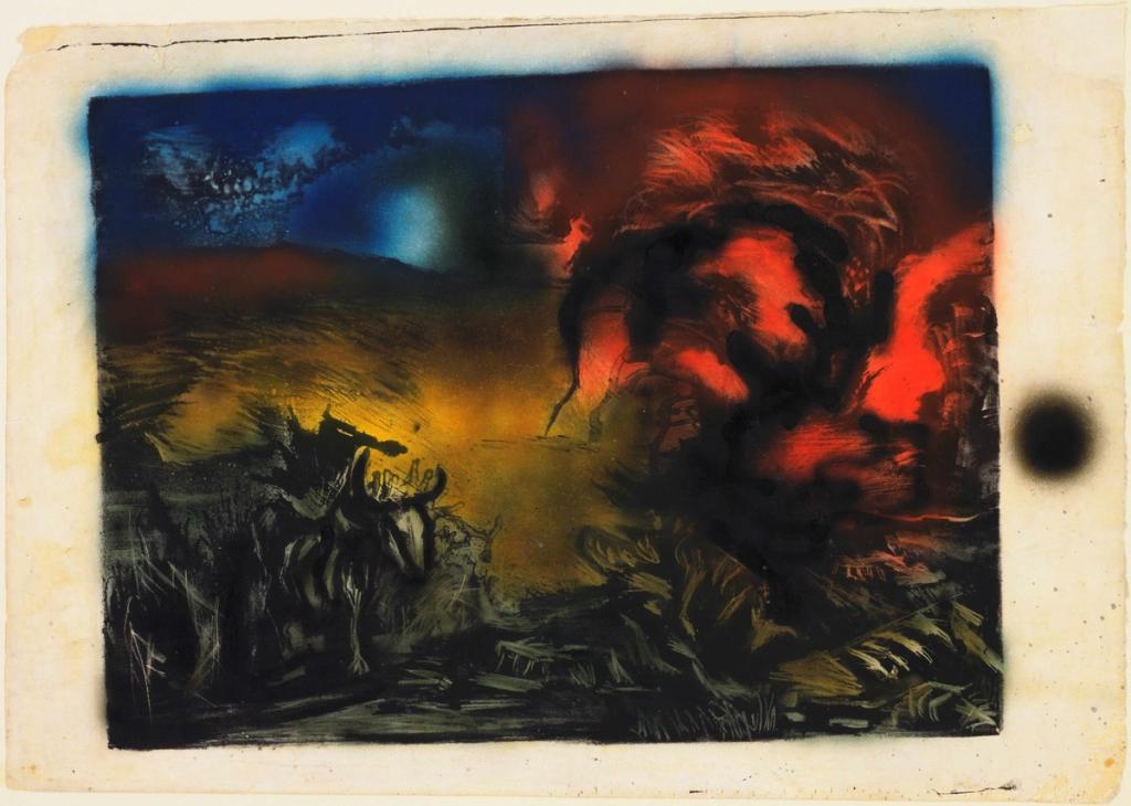 Landscape with Bull, 1937