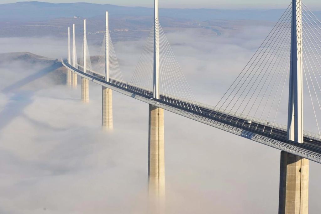 The Millau Viaduct designed by Norman Foster