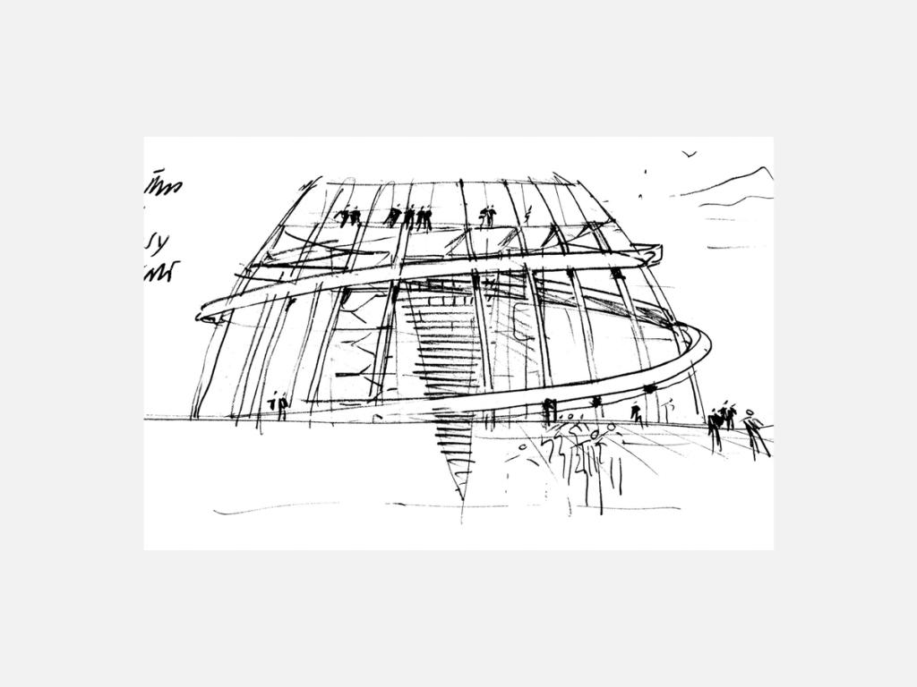 Norman Foster's sketches