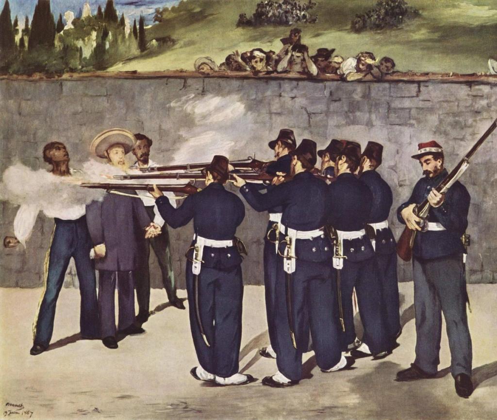 The Execution of Emperor Maximilian, 1869