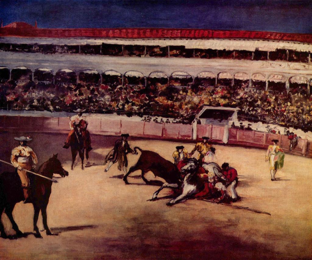 Bullfight in Madrid, 1865