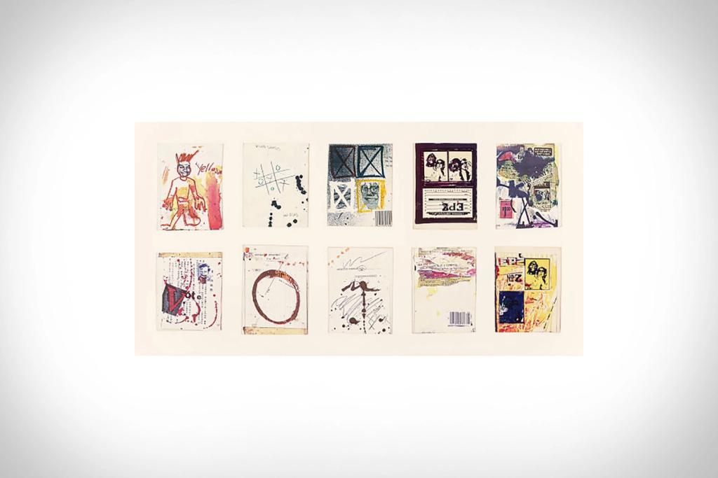Postcards made by Basquiat around 1980