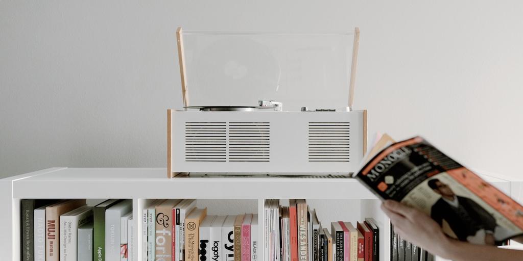 vinyl record player