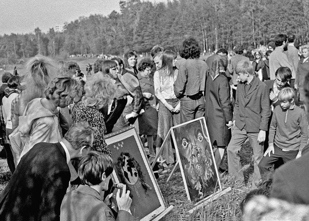 Выставка в парке Измайлово, 1974