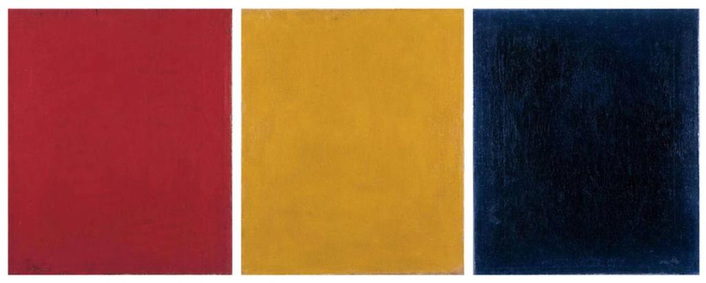 Alexander Rodchenko. Red. Yellow. Blue, 1921
