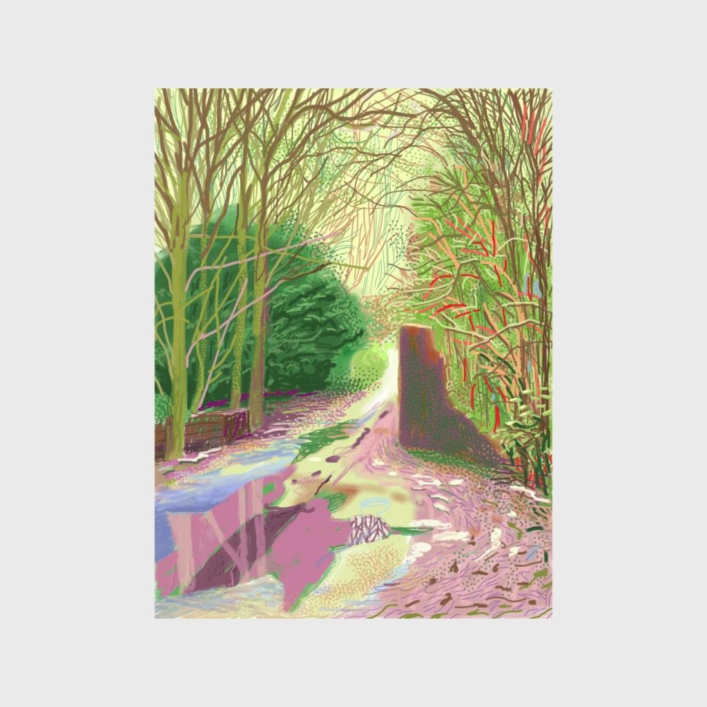 Spring, iPad drawing, 2011