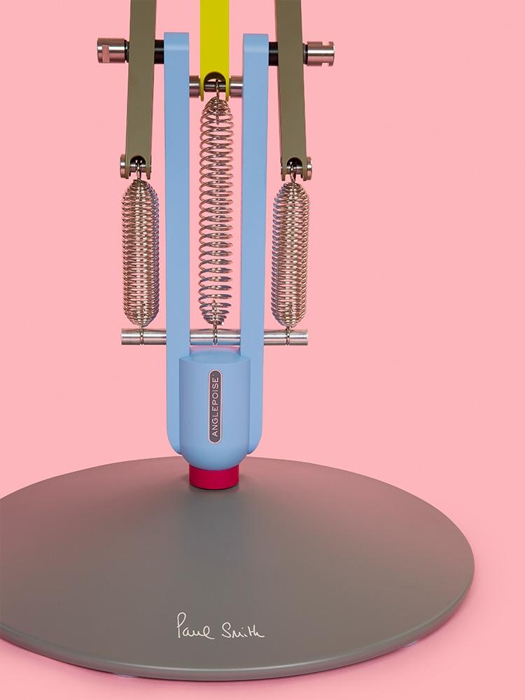Основание лампы Anglepoise Paul Smith с подписью дизайнера и разноцветными кронштейнами