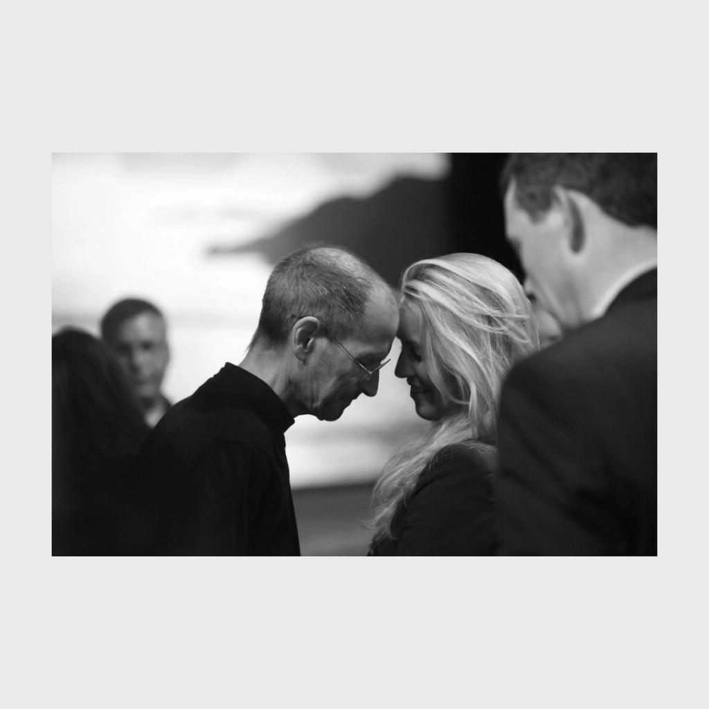 Steve with his wife shortly before his death
