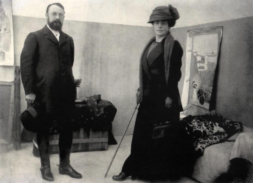 Henri Matisse. Henri and Amélie Matisse. 1913.
