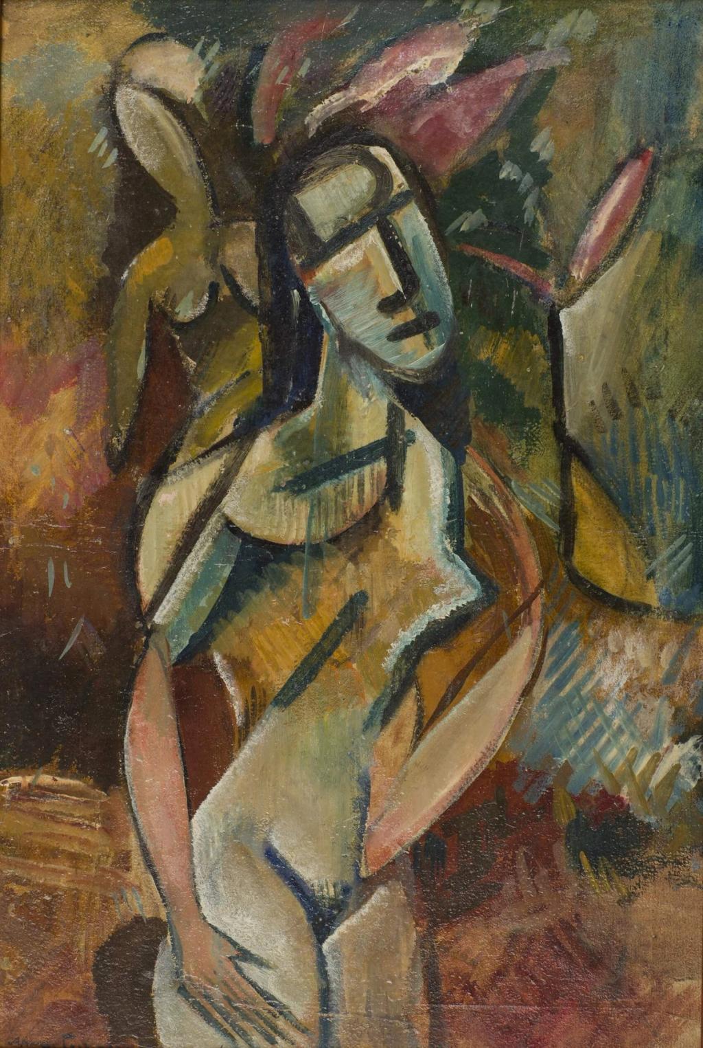 Alexander Rodchenko. Girl with a Flower, 1915.
