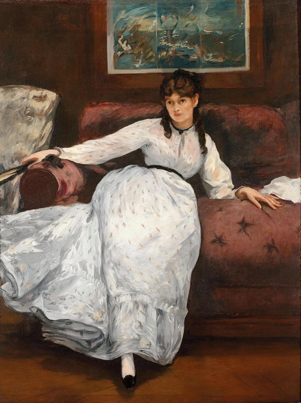 Repose. Portrait of Berthe Morisot, 1870