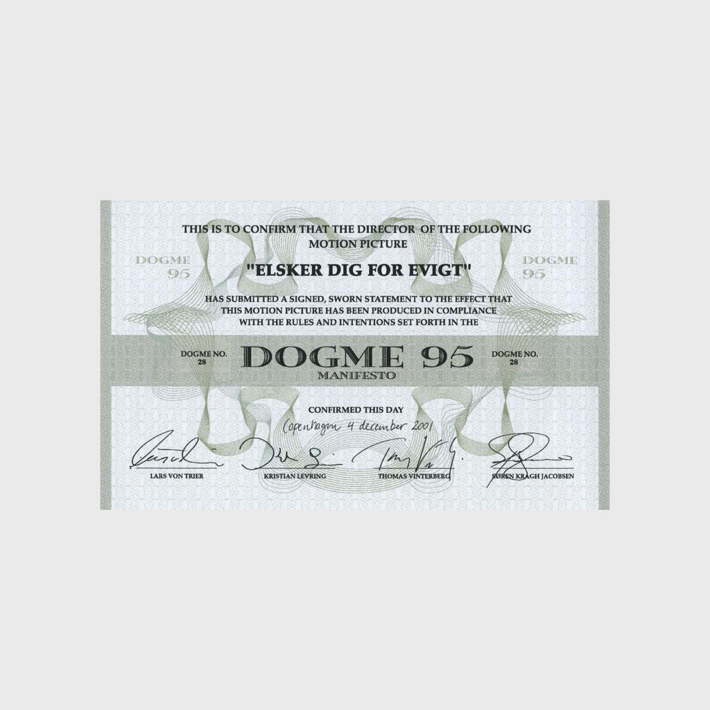 Сертификат «Догмы 95»