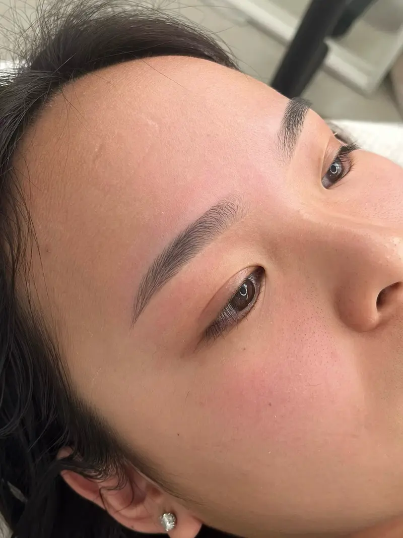 Brow shaping transformation result 1 at Browhaus Sydney
