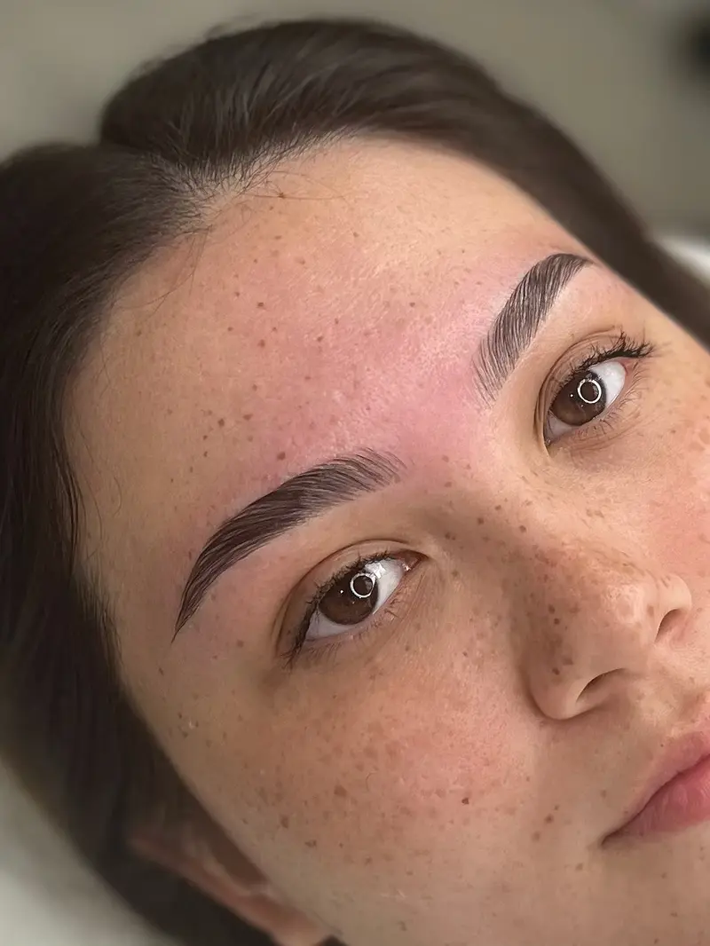 Brow transformation before and after result 3 at Browhaus Sydney