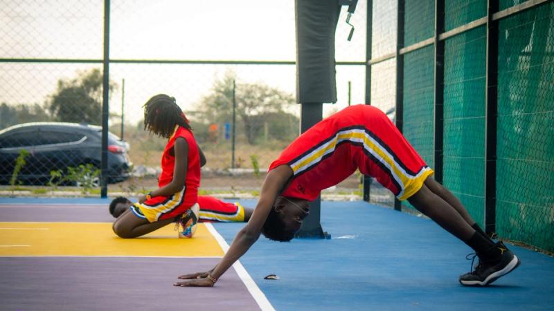 Young athletes training at FAM Sports Arena