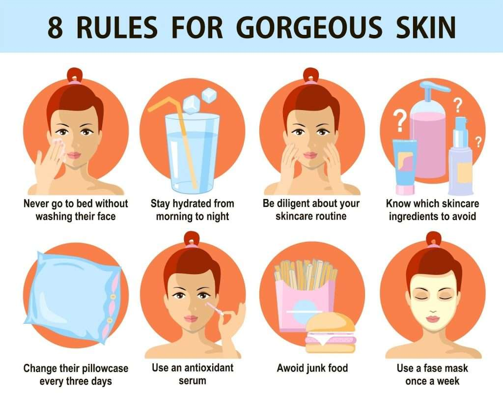 8 Rules for Gorgeous Skin
