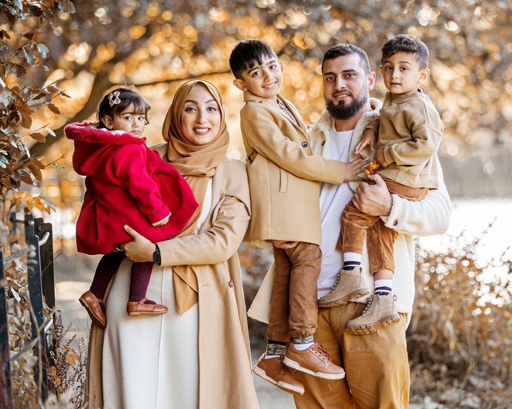 Family outdoors