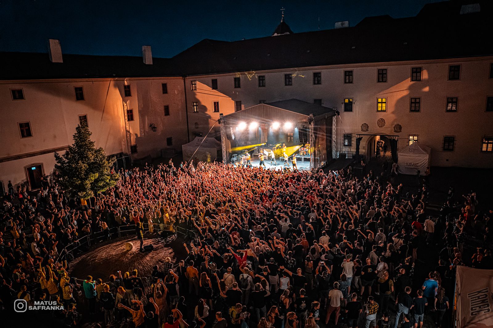 Propagační fotografie akce Maraton hudby Brno.
