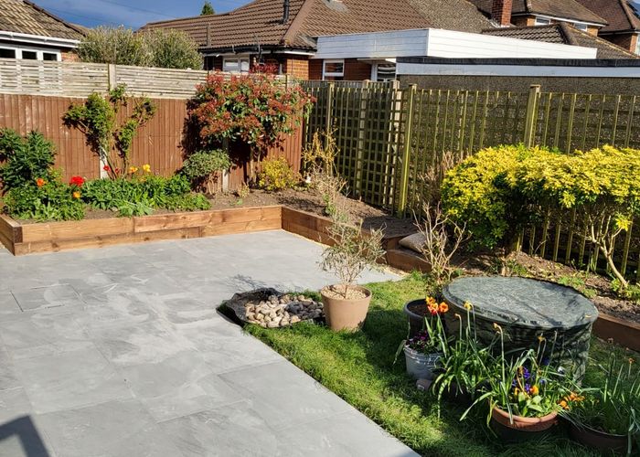 Residential Re-landscape, Guildford, Surrey, a project completed by Surrey Contracting