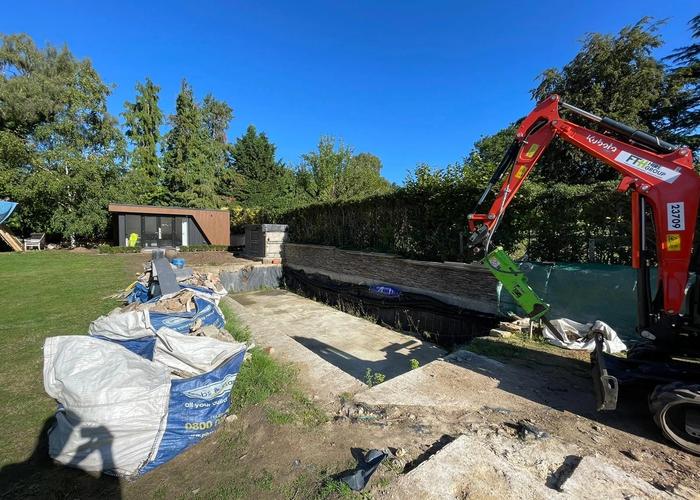 Domestic Earthworks Project, a project completed by Surrey Contracting