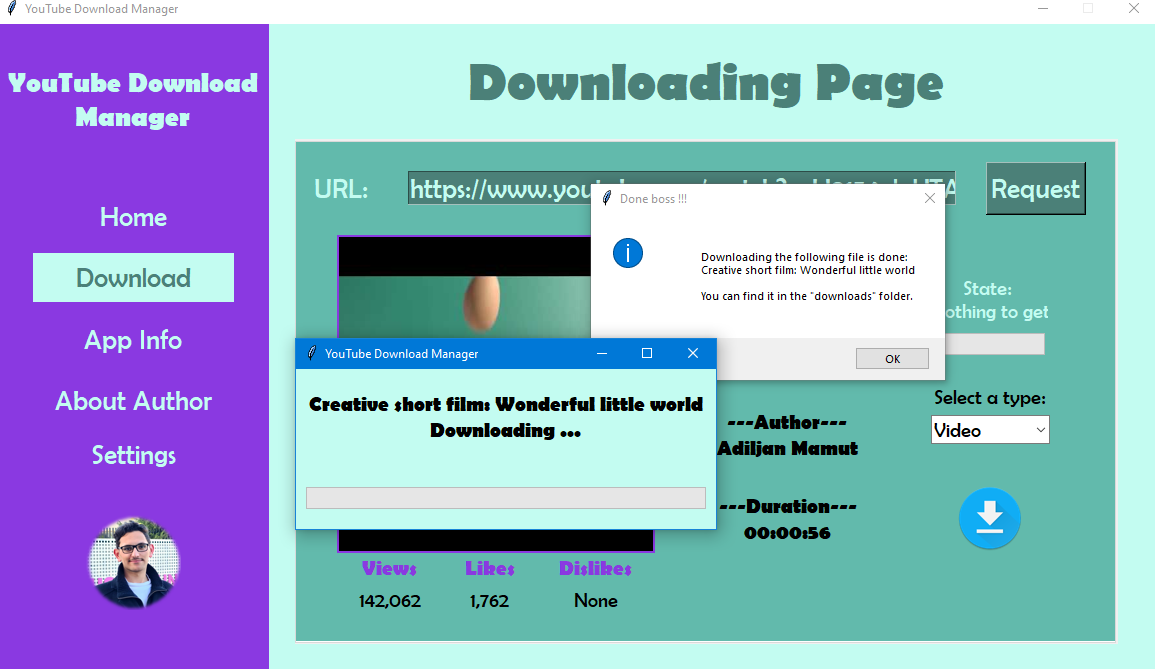 youtubeDownloadManager