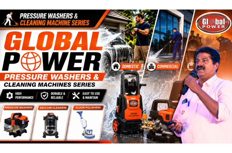 GLOBAL POWER PRESSURE WASHERS & CLEANING EQUIPMENTS SERIES