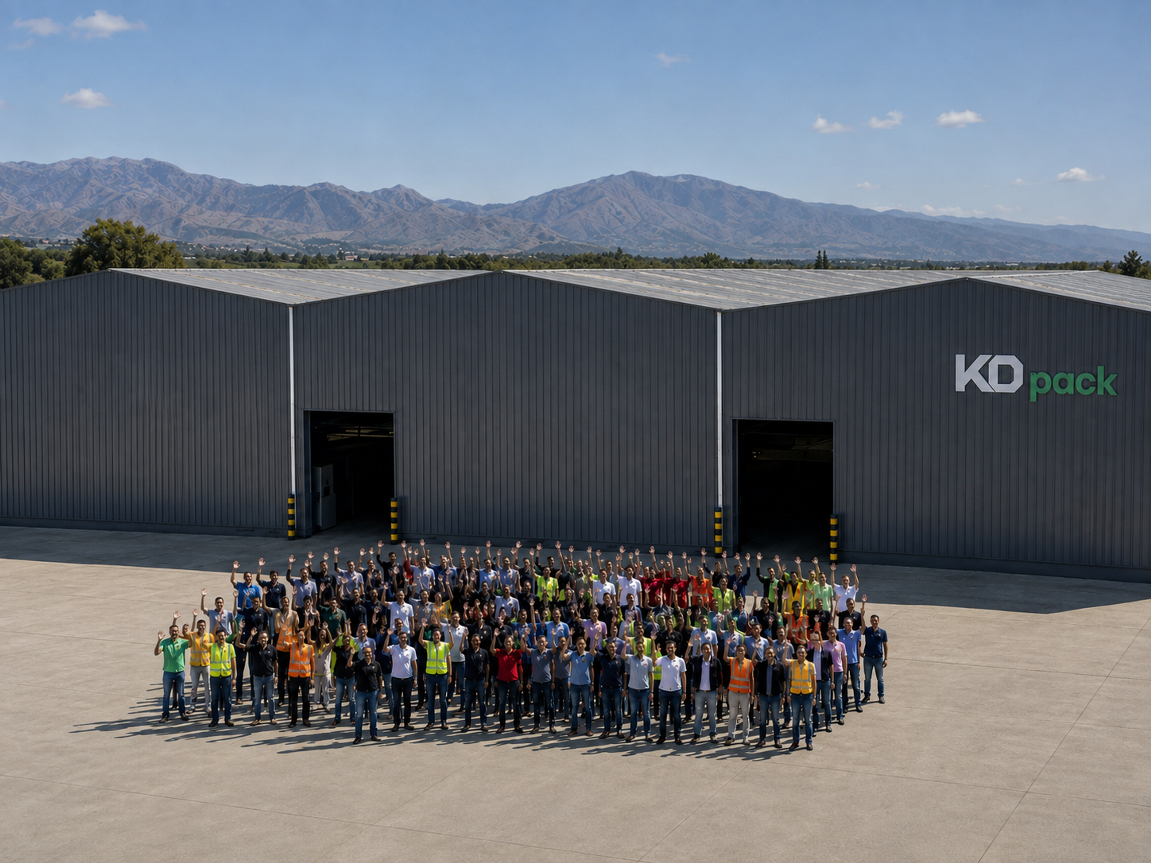 Planta de producción KD Pack con máquinas de última generación