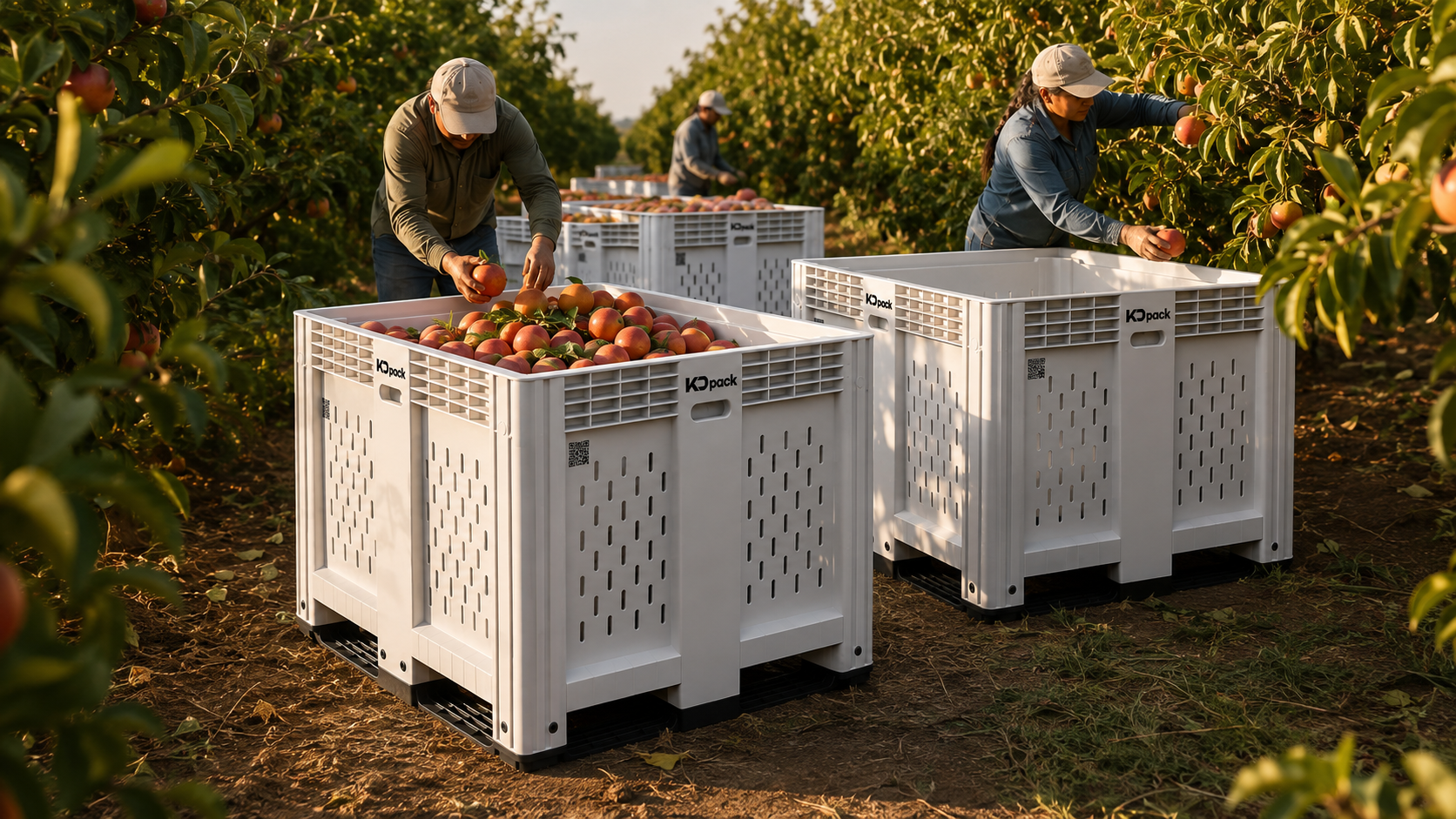Bins para cosecha y acopio