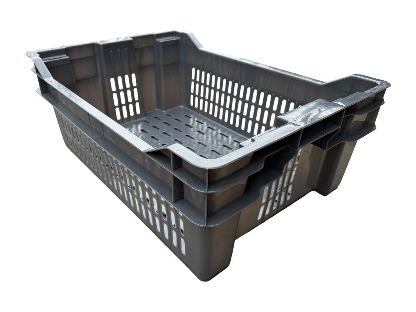 Caja Anidable Apilable Fondo Ventilado/Cuerpo Ventilado
