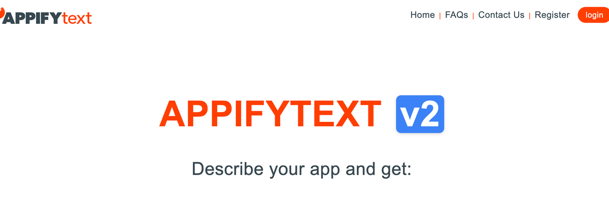 Appify Text Hero Image