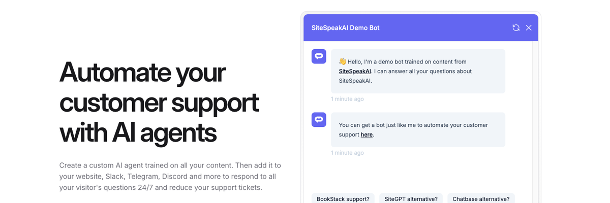 site speak ai background