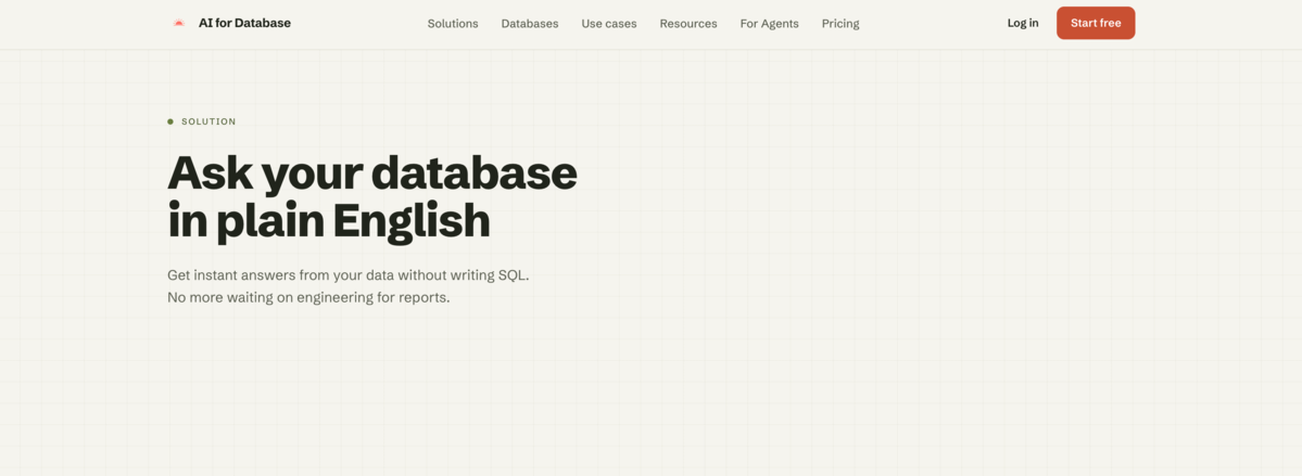AI for Database feature image