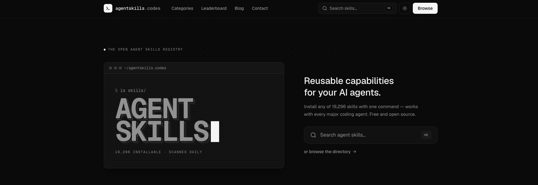 Agentskills Codes feature image