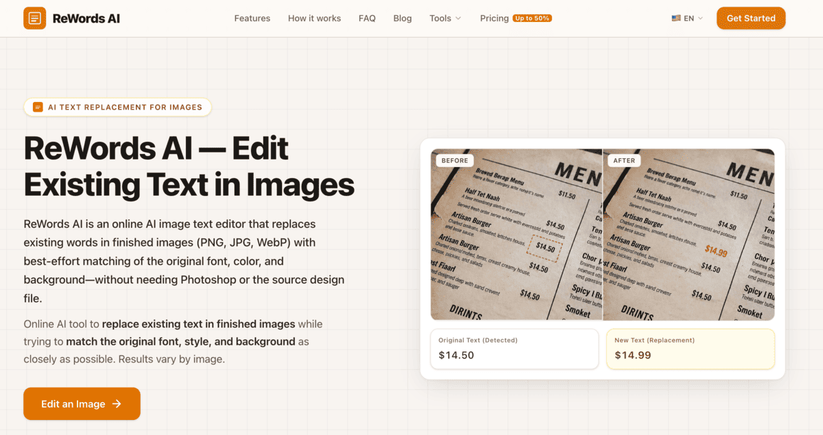 ReWords AI feature image