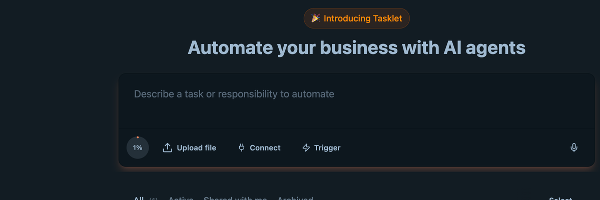 Tasklet Hero Image