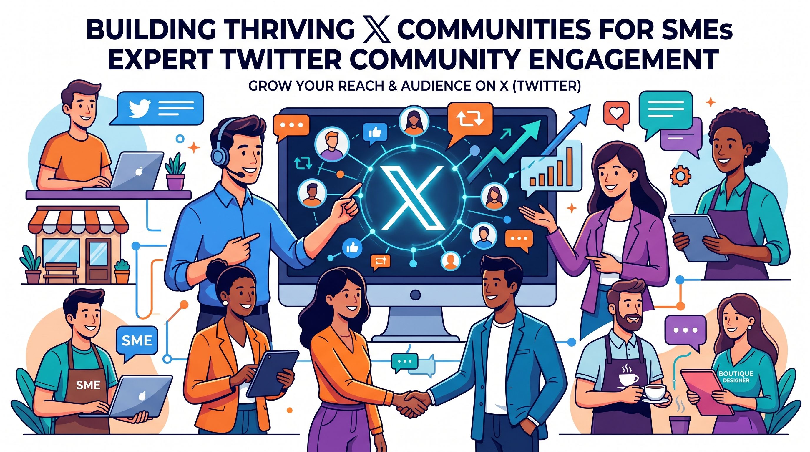 Cinute InfoMedia team Twitter community building experts