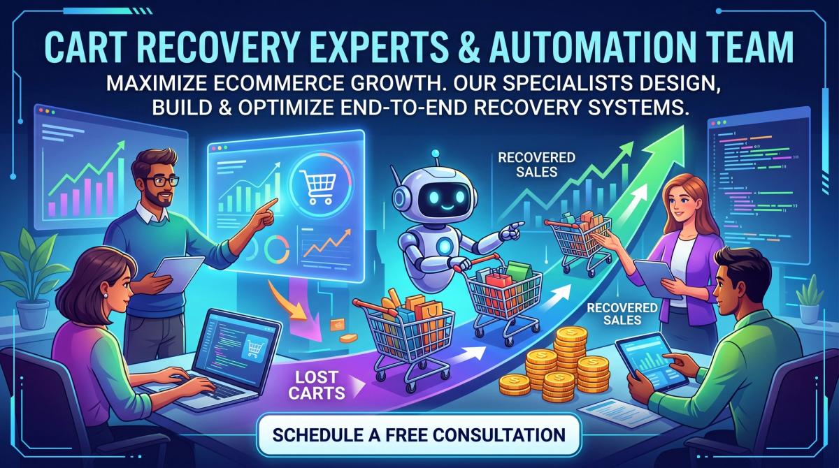 Cinute InfoMedia automation team cart recovery bot and ecommerce growth experts