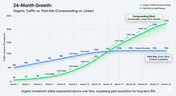Organic growth VS Paid Ads