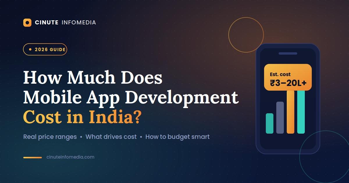 How Much Does Mobile App Development Cost in India?
