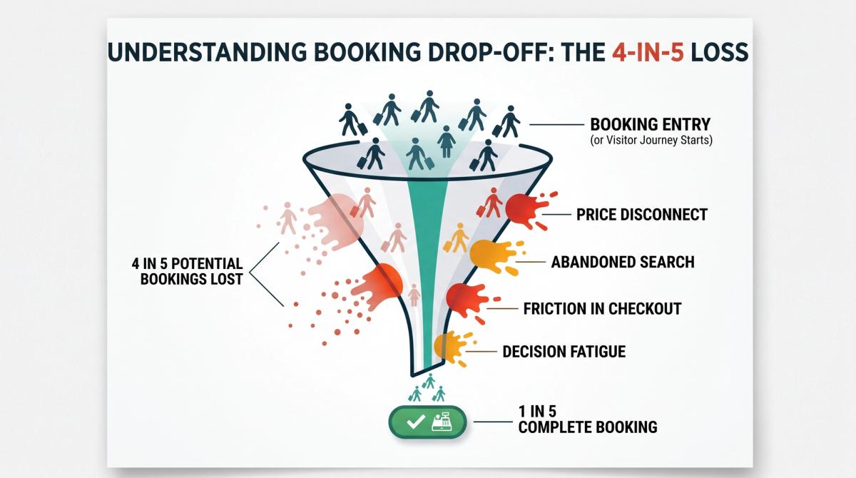 travel booking engine problem 81% of bookings abandoned before payment