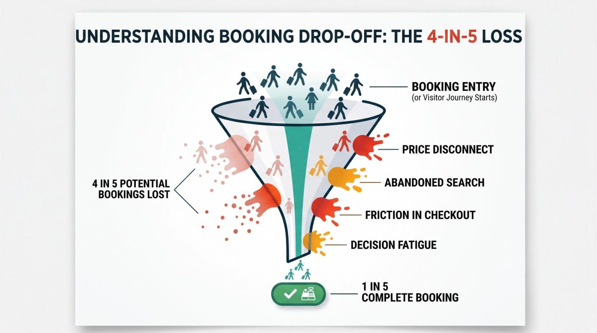 travel booking engine problem 81% of bookings abandoned before payment