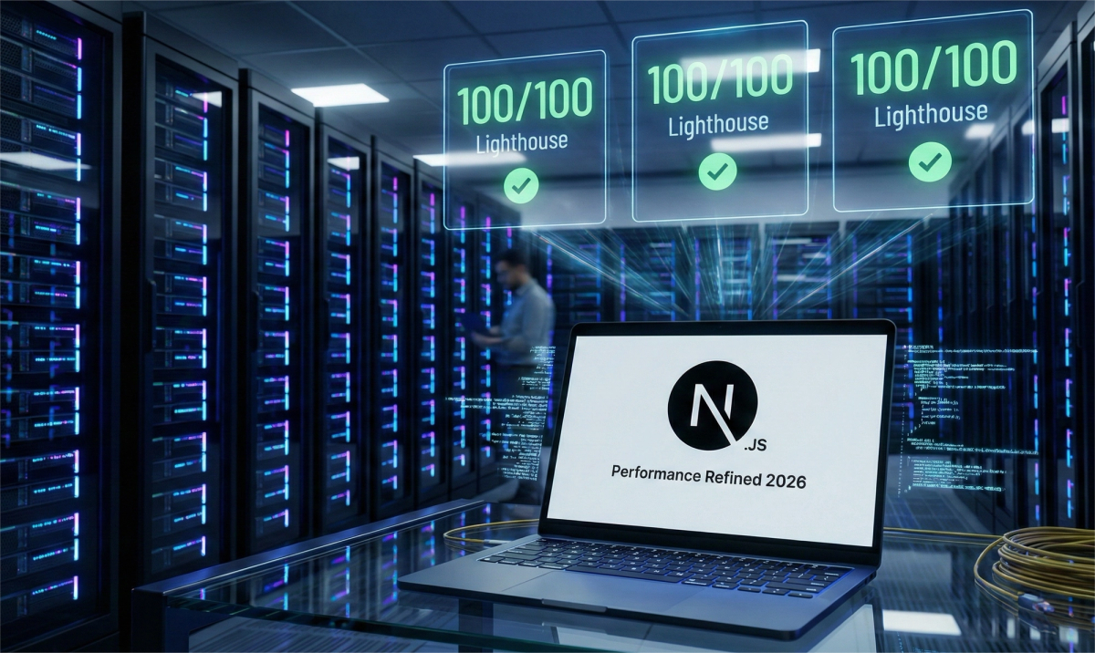 Next.js Performance Optimization 2026 Featured Image.