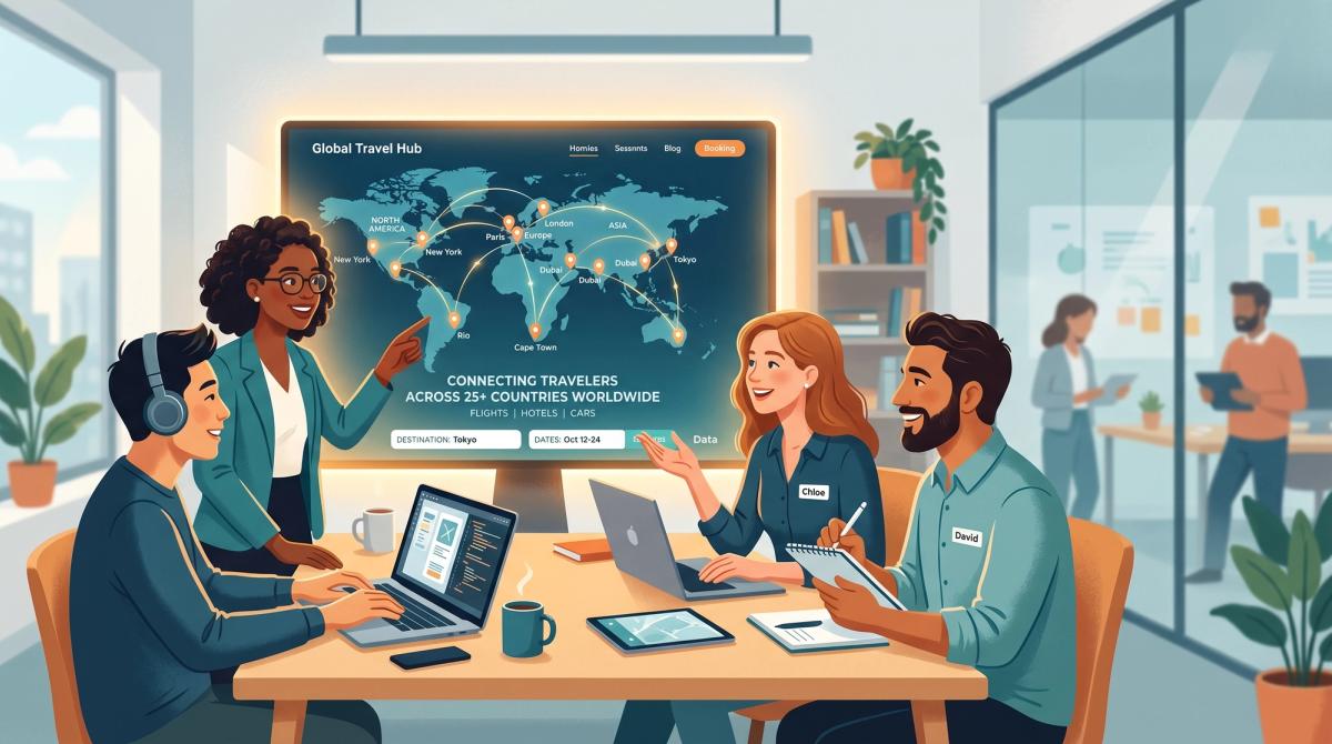 Cinute InfoMedia team travel booking engine experts