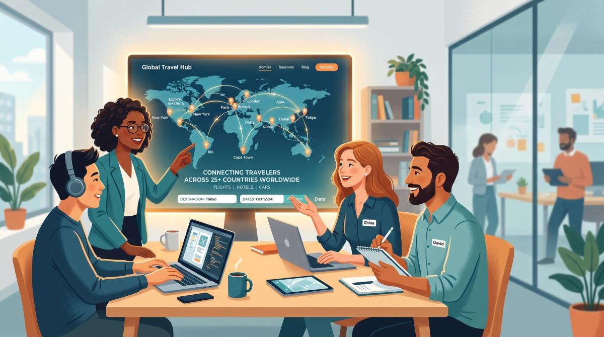 Cinute InfoMedia team travel booking engine experts