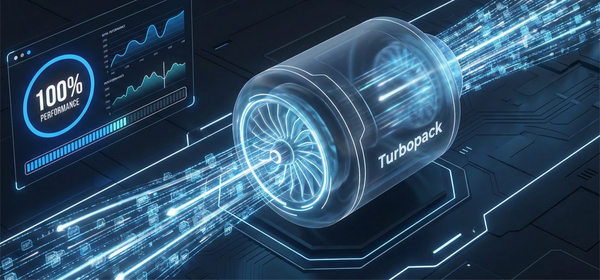 Turbopack engine visualization for Next.js 16 performance.