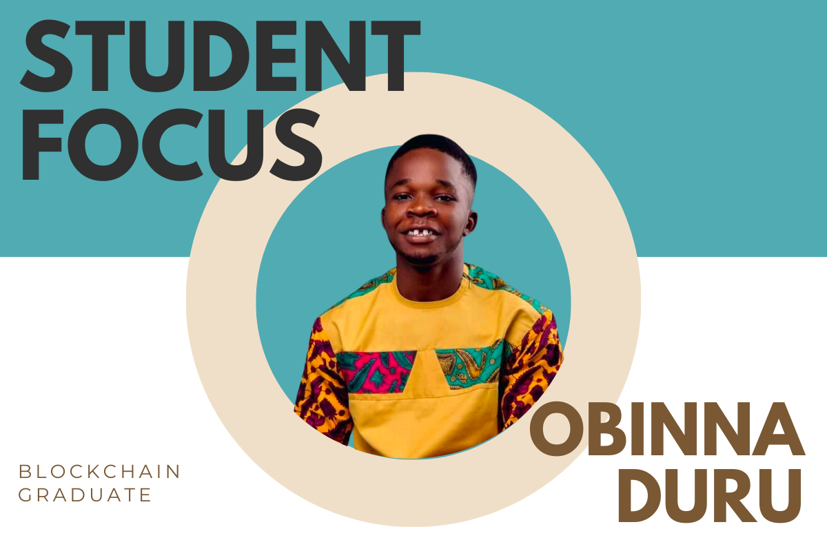 Student Focus With Blockchain Bootcamp Graduate Obinna Duru