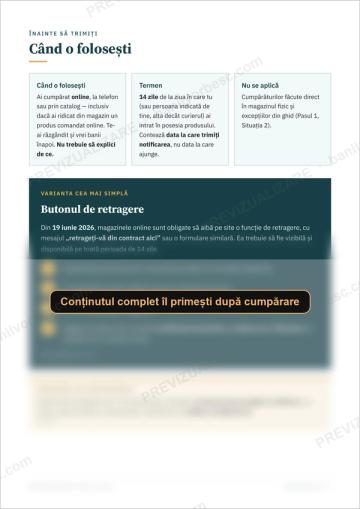 Kitul consumatorului: garanție, retur și reclamații – previzualizare 5